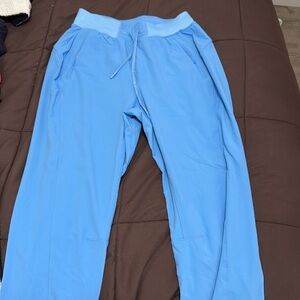 Lululemon aero blue license to train joggers